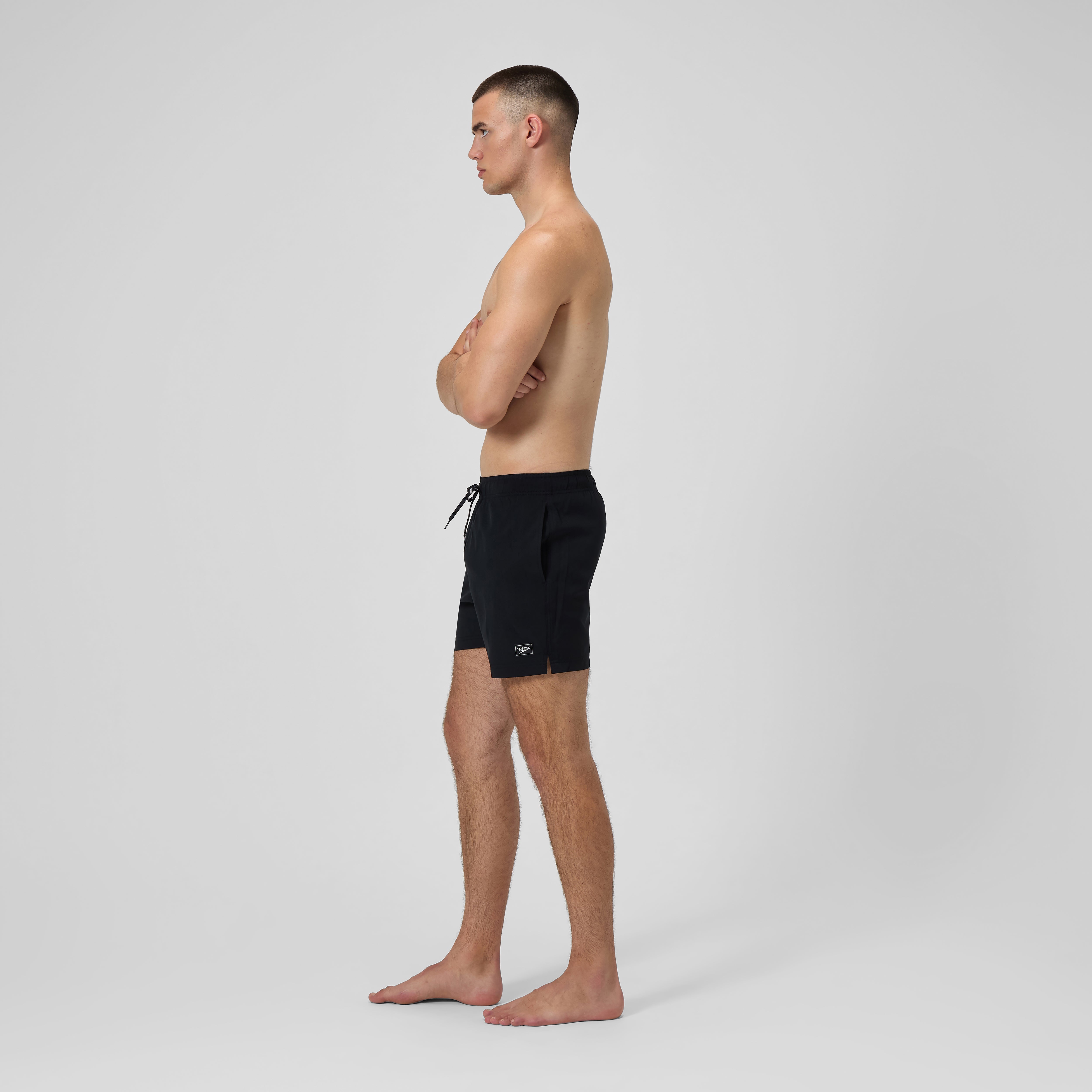 Men's Redondo Edge Solid Swim Shorts Black | Speedo