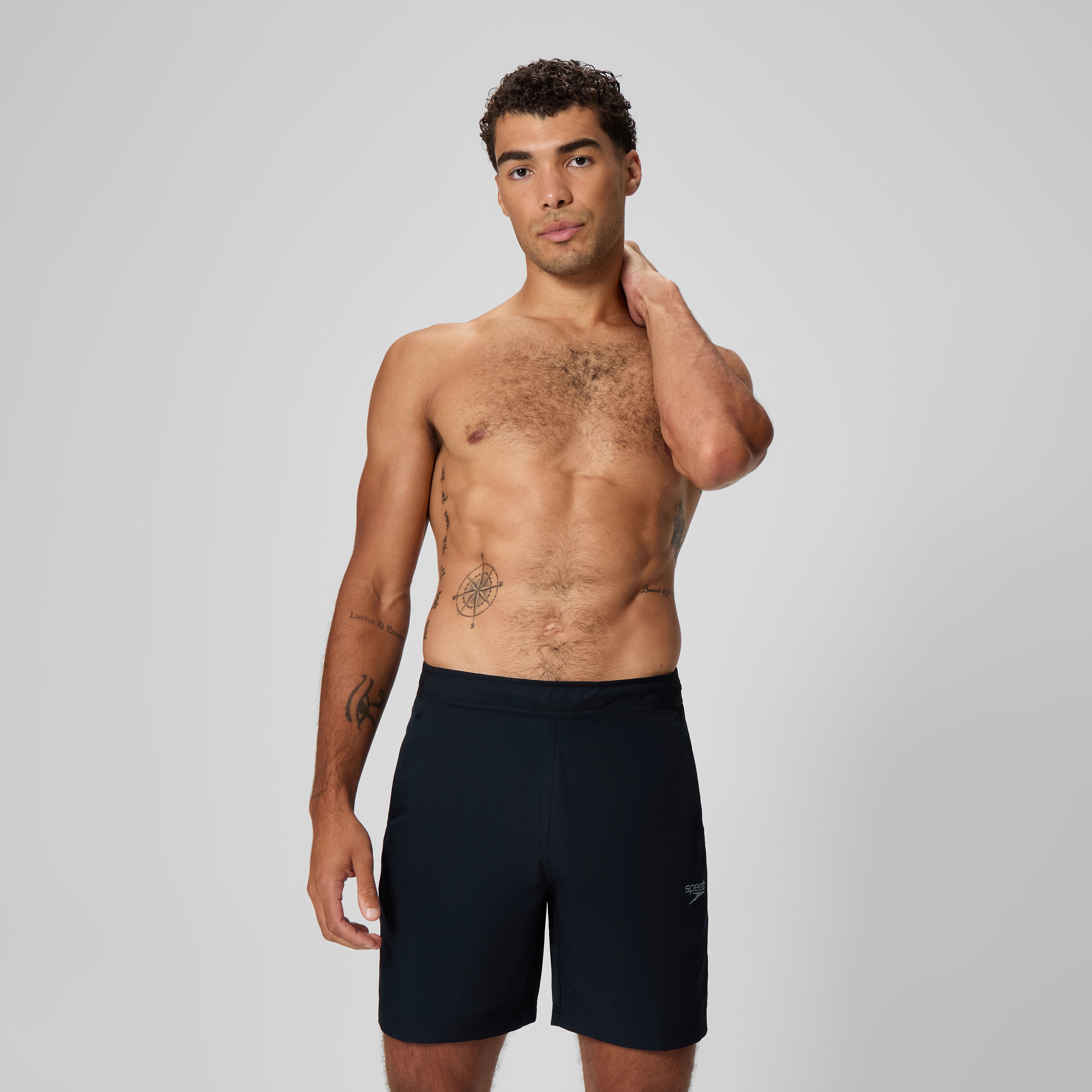 Men's Woven Warmup Short Team Black | Speedo