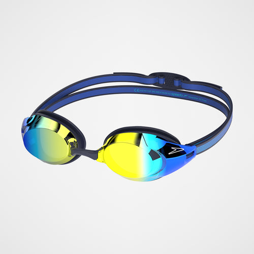 Speedo iQ Vanquisher 3.0 Track Mirrored Goggles Navy