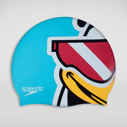 Infant Learn to Swim Chima Swim Cap Blue/Red