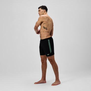 Men's Hyperboom Splice Swim Shorts Black/Green