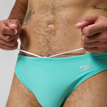Men's Solid Beachstar Brief Blue