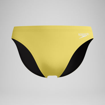 Men's Solid Beachstar Brief Yellow