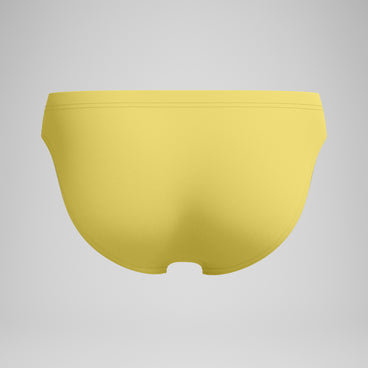Men's Solid Beachstar Brief Yellow
