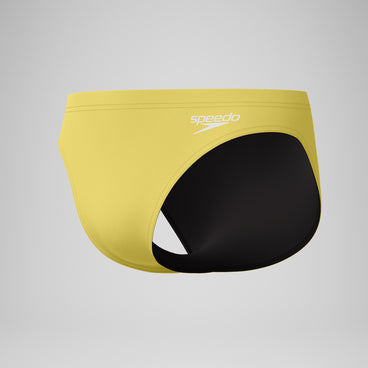 Men's Solid Beachstar Brief Yellow