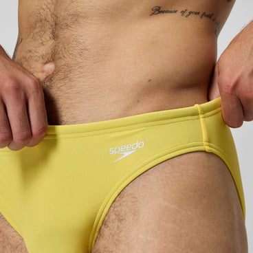 Men's Solid Beachstar Brief Yellow