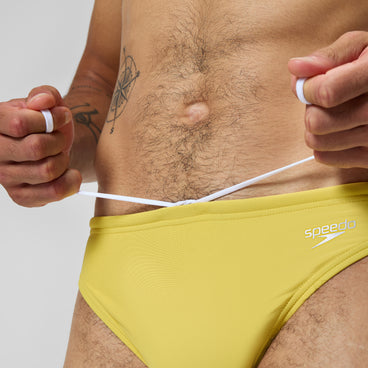 Men's Solid Beachstar Brief Yellow