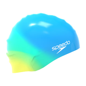 Junior Multi Colour Silicone Cap Blue