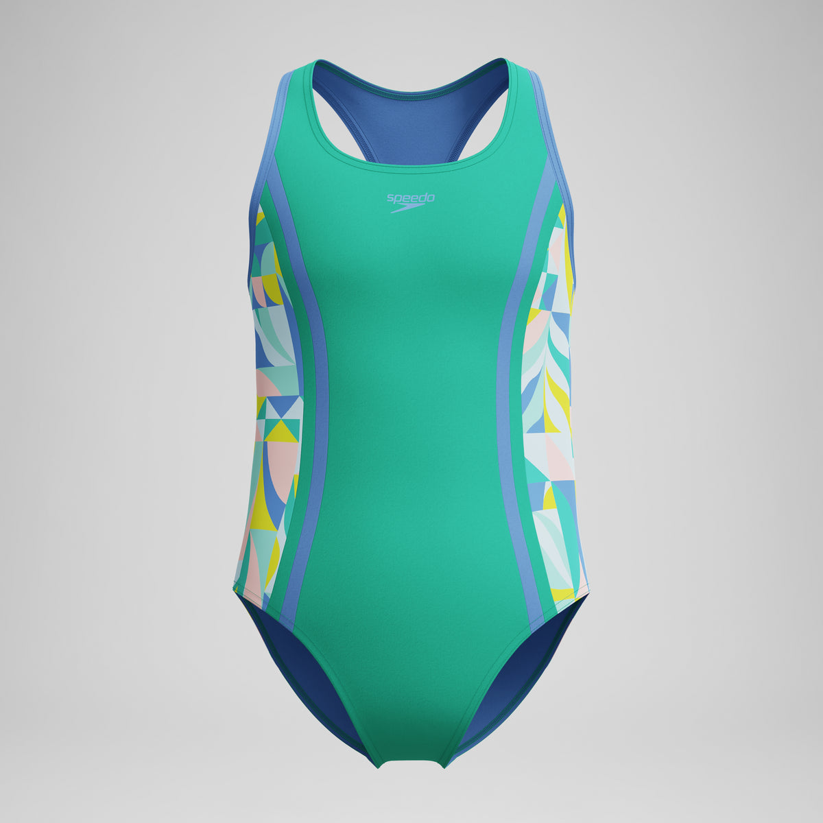 Printed Racerback Swimsuit