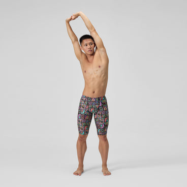 Men's Pro LT Printed Jammer Purple