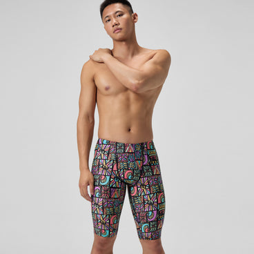 Men's Pro LT Printed Jammer Purple