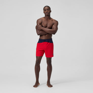 Men's Marina Flex Volley Swim Trunks Red