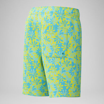 Boys Print Redondo Volley Swim Trunks Blue/Green