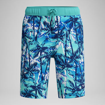Kid's Print Boardshort Blue