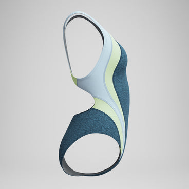 Women's Heather Quantum Fusion Splice Blue/Green