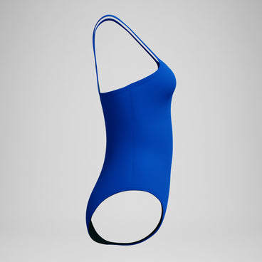 Women's Closed Back Hydrobra Swimsuit Deep Blue