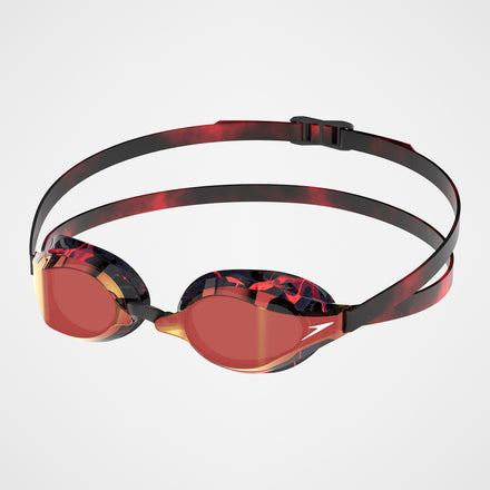 Adult Fastskin Speedo Socket 2.0 Mirrored Limited Edition Goggles Smoke/Crimson