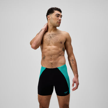Men's Endurance+ MAX Splice Mid Jammer Black/Turquoise