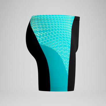Men's Endurance+ MAX Splice Mid Jammer Black/Turquoise