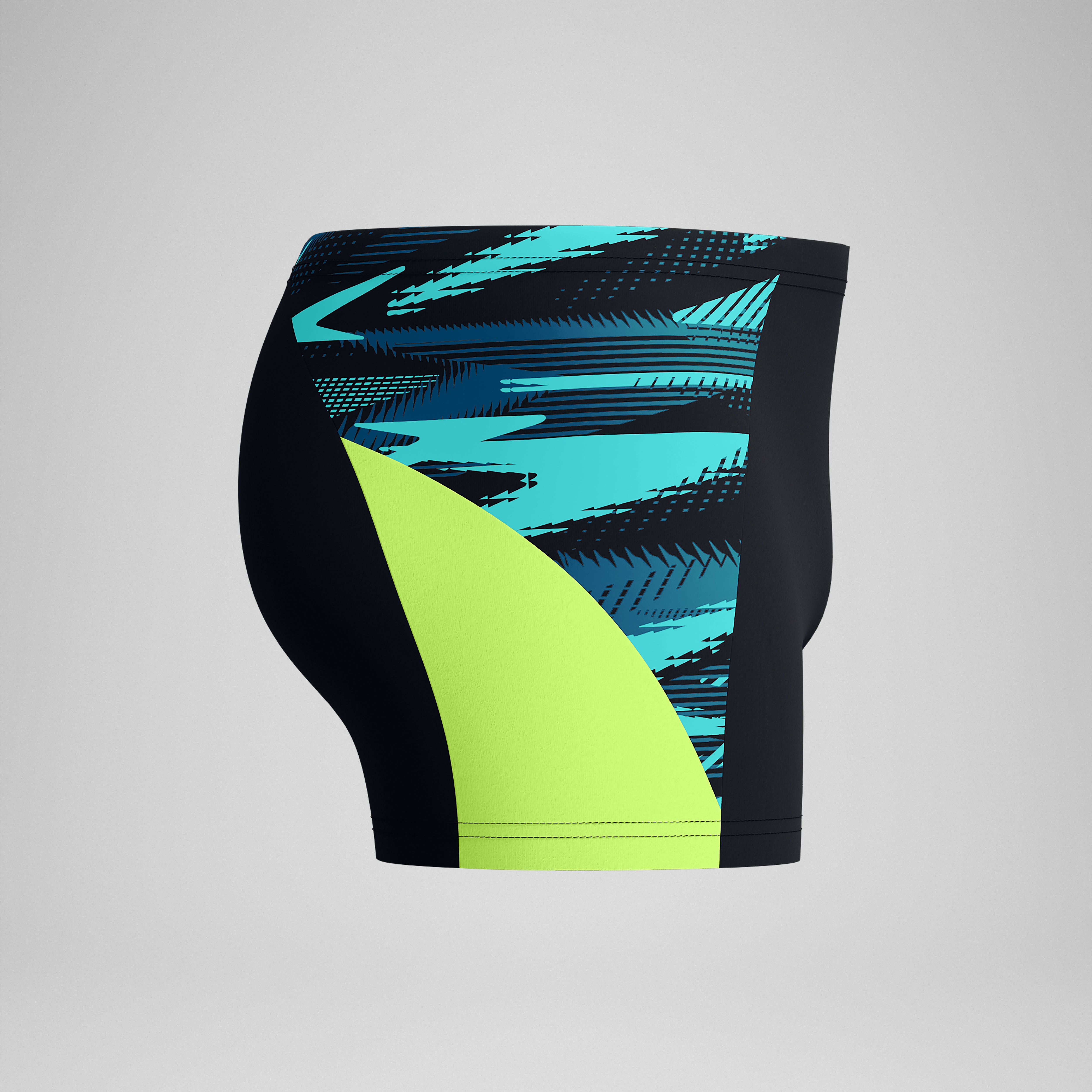 Men's Endurance+ MAX Splice Aquashort Black/Yellow | Speedo
