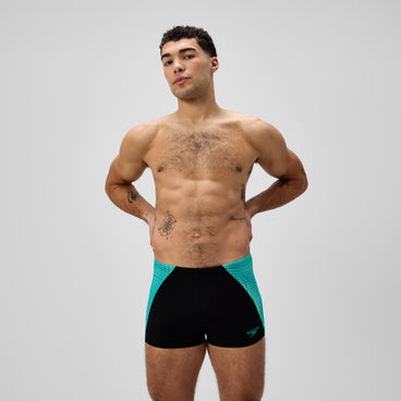 Men's Endurance+ MAX Splice Aquashort Black/Turquoise