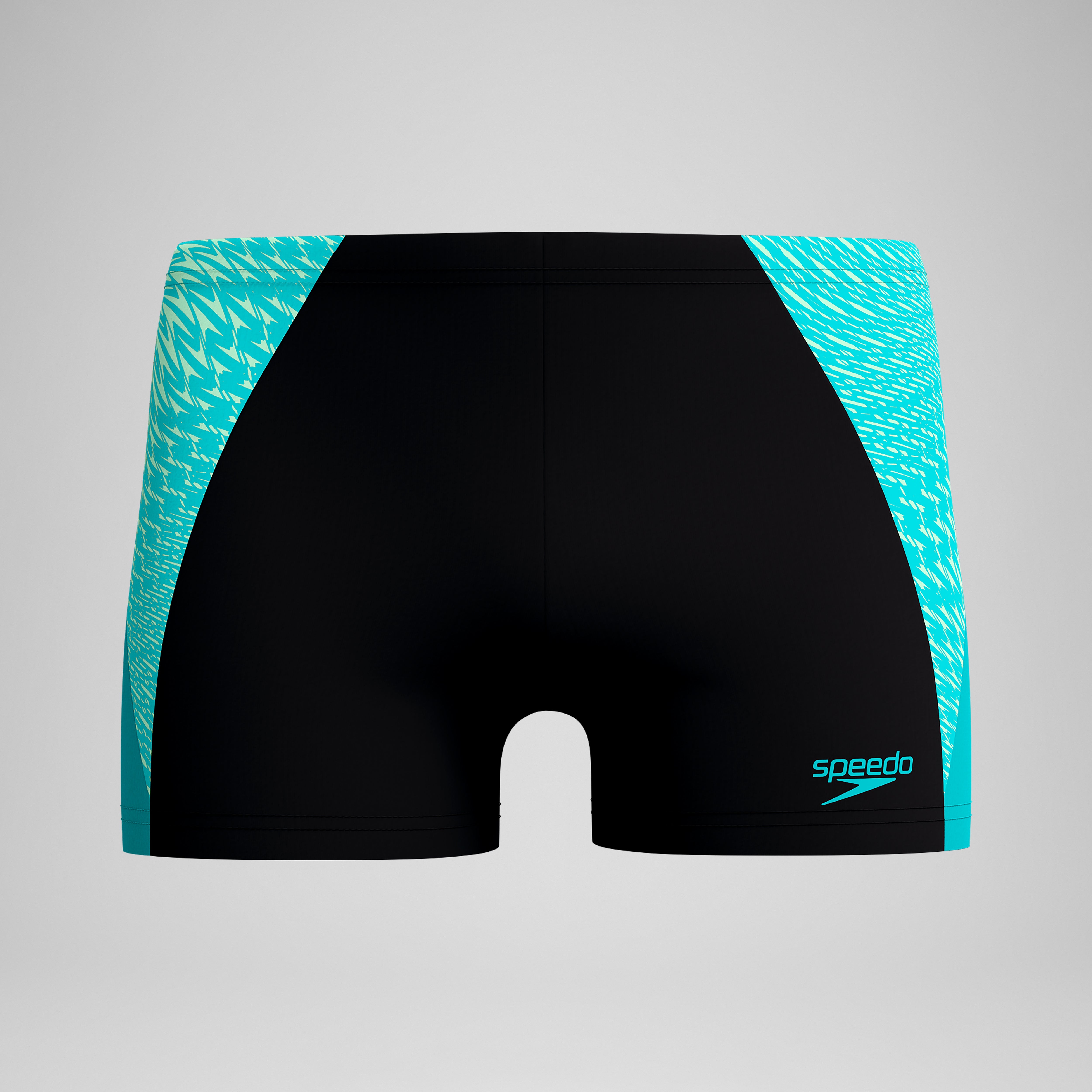 Men's Endurance+ MAX Splice Aquashort Black/Turquoise | Speedo