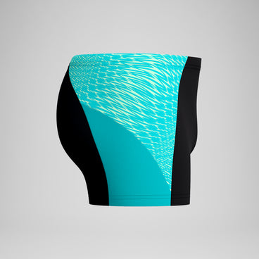 Men's Endurance+ MAX Splice Aquashort Black/Turquoise
