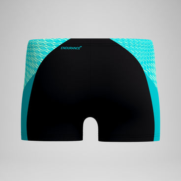Men's Endurance+ MAX Splice Aquashort Black/Turquoise