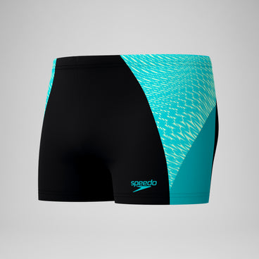 Men's Endurance+ MAX Splice Aquashort Black/Turquoise