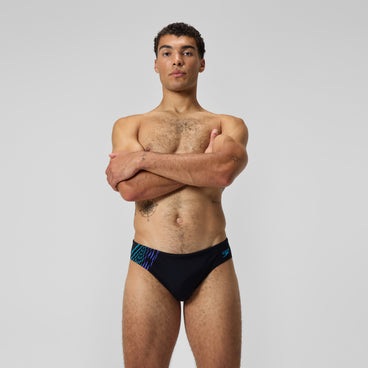 Men's Tech Panel Brief Black/Blue