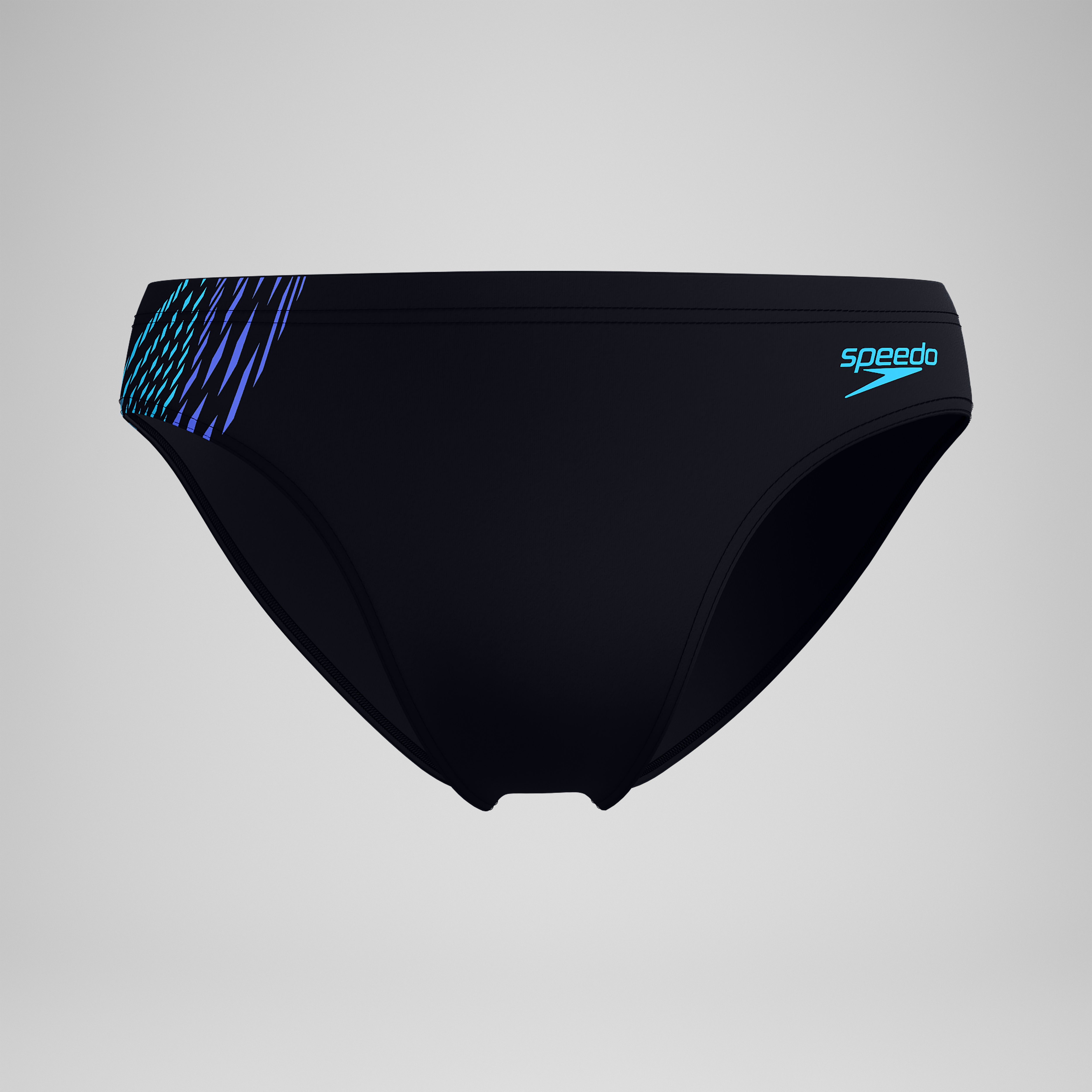 Men's Tech Panel Brief Black/Blue | Speedo