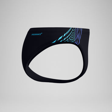 Men's Tech Panel Brief Black/Blue