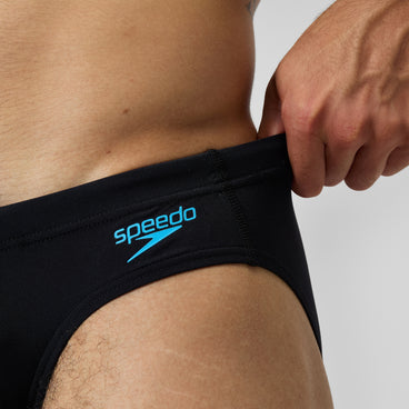 Men's Tech Panel Brief Black/Blue