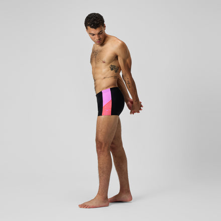 Men's Dive Aquashort Black/Coral