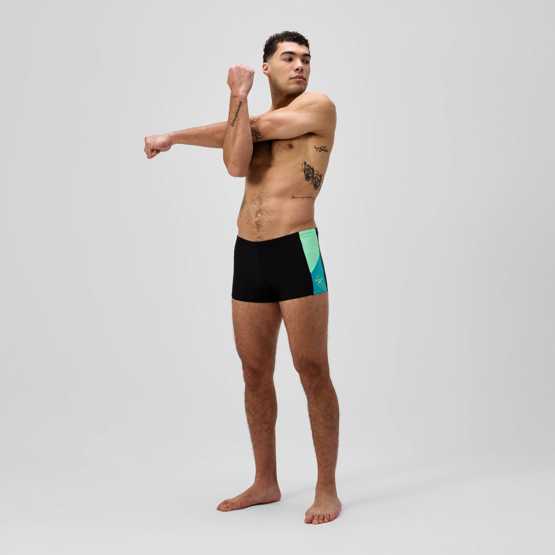 Dive Aquashort Black Turquoise