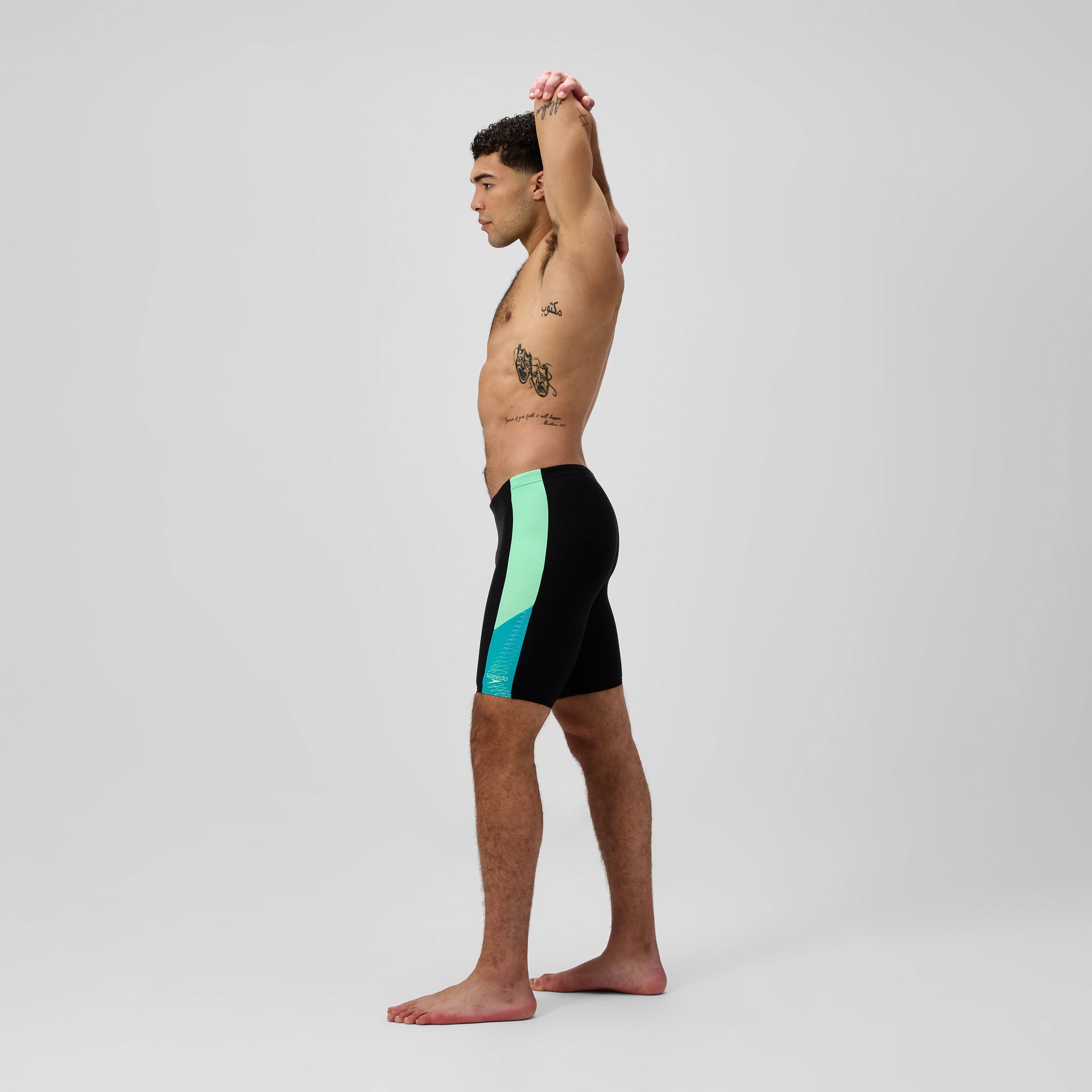 Dive Panel Jammer Black Turquoise