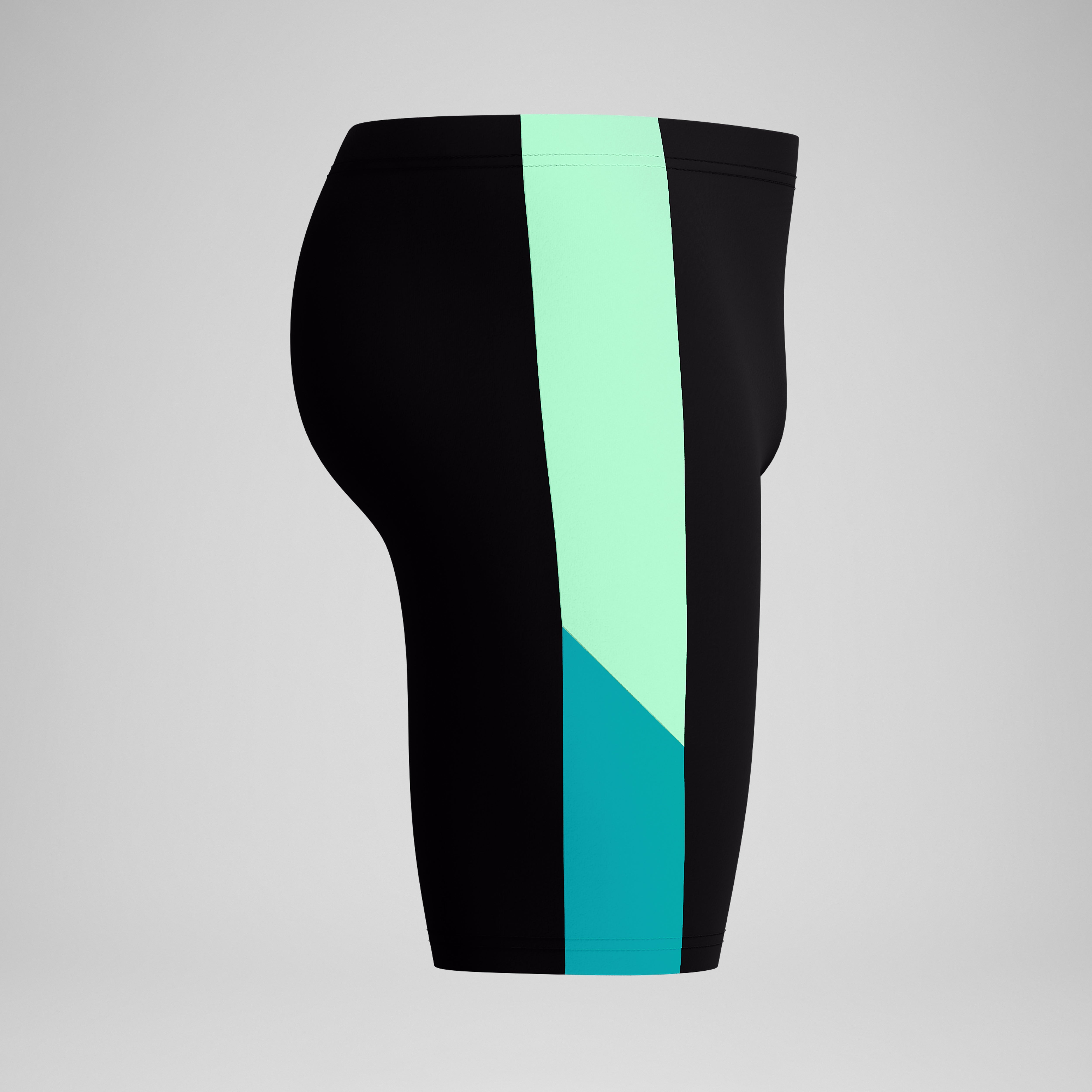 Men's Dive Panel Jammer Black/Turquoise | Speedo