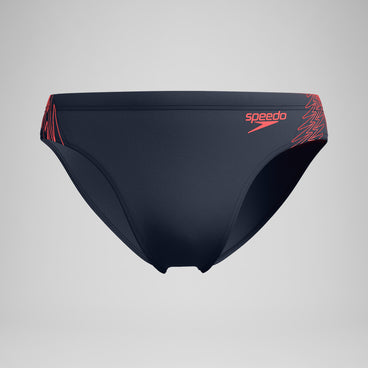 Men's Hyperboom Splice Brief Grey/Red