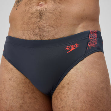 Men's Hyperboom Splice Brief Grey/Red