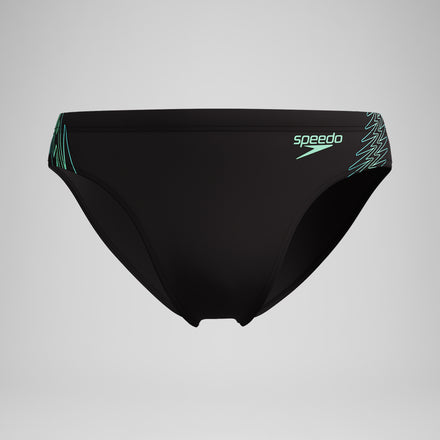 Men's Hyperboom Splice Brief Black/Green