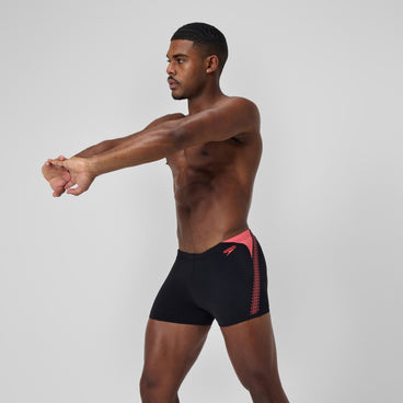 Men's HyperBoom Splice Aquashort Black/Coral