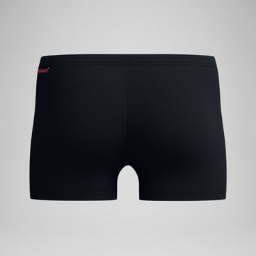Men's Duo Logo Print Aquashort Black/Coral