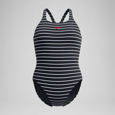 Women's Endurance+ Printed Medalist Swimsuit Black