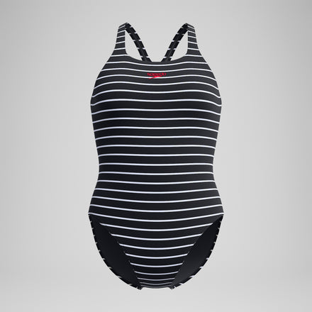 Women's Endurance+ Printed Medalist Swimsuit Black