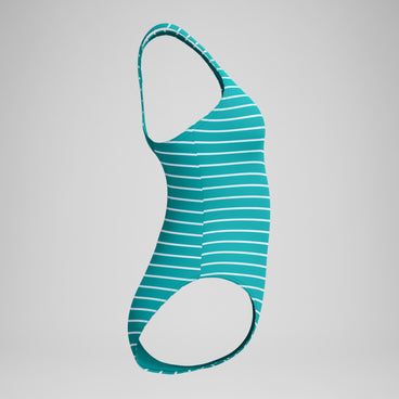 Women's Endurance+ Medalist Printed Swimsuit Turquoise