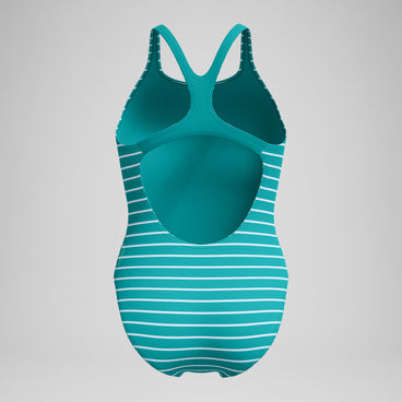 Women's Endurance+ Medalist Printed Swimsuit Turquoise