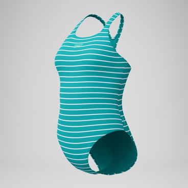 Women's Endurance+ Medalist Printed Swimsuit Turquoise