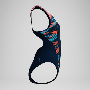 Women's Placement Swimsuit Navy/Coral