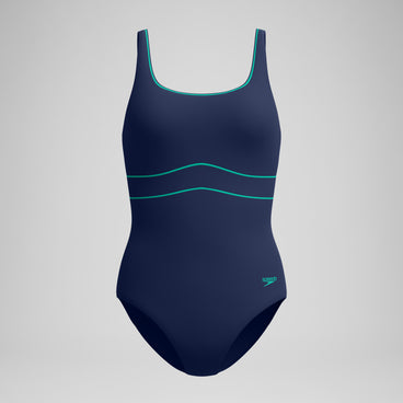 Women's Contour Eclipse Swimsuit Navy/Teal