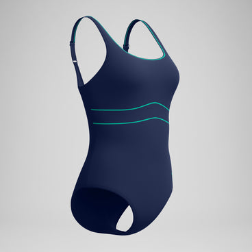 Women's Contour Eclipse Swimsuit Navy/Teal